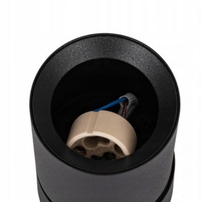 Oprawa ścienno-sufitowa MALTA SP 1 podtynkowa GU10 max. 12W IP20 czarna ORNO (AD-OP-6478BGU10)